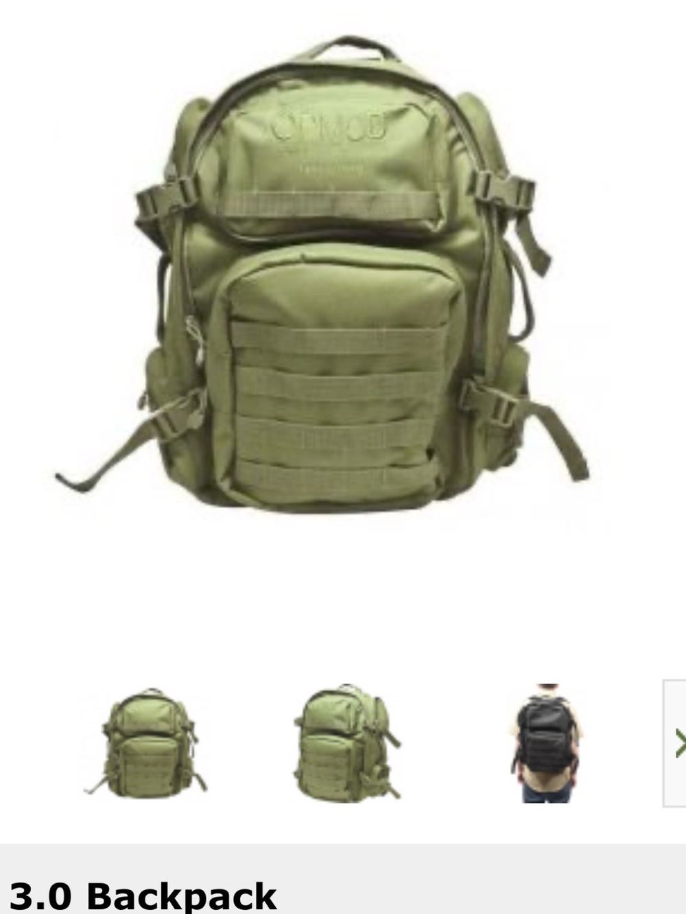 OPMOD Tac Tak Pack Tactical Backpack Optics Planet Green - Picture 11 of 12